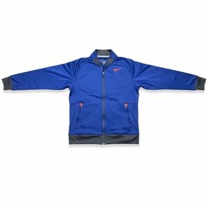Nike Full Zip Athletic Jacket Blue Size Medium